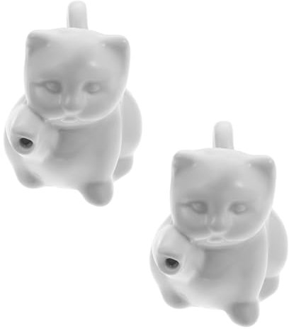 CAXUSD 2pcs Animal Shape Sauce Jug Lightweight Portable Milk Cup for Kitchen Hotel