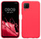 kwmobile Custodia Compatibile con Huawei P40 Lite Cover - Back Case per Smartphone in Silicone TPU - Protezione Gommata - rosa shocking