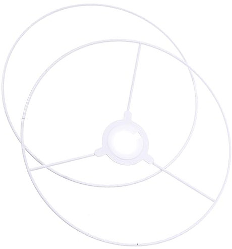 GLSTOY Lampshade Frame Ring and Iron Wire Lampshade Holder Round 40cm for Table Lamp Accessories