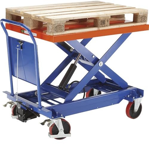 kaiserkraft | Hubplattformwagen Standard | Tragfähigkeit 1000 kg | Hubbereich 425-1225 mm