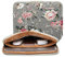 kayond water hyacinth Water-resistant 11 inch laptop sleeve with pocket for 11.6 inch laptop, macbook 12, surface pro (11-11.6 inch, water hyacinth)