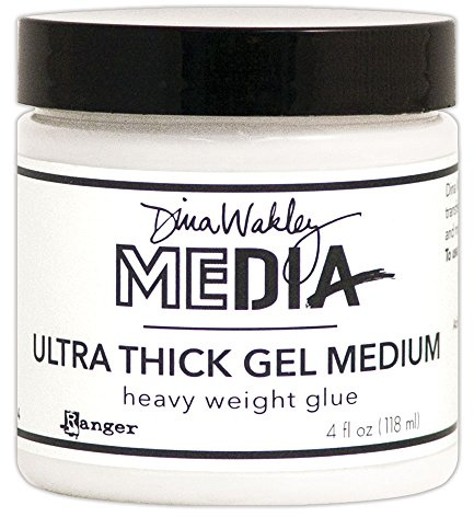 Ranger Ultra Thick Gel Medium 4oz, Synthetic Material, White, 6.4 x 6.4 x 5.9 cm