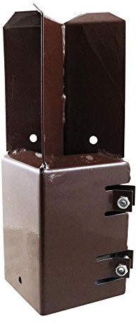 TIMCO Concrete in Shoe Bolt Post Support Bolt Secure Oxide Red - 100mm