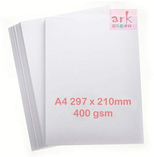 ARK Druckerpapier, A4, Weiß, 400 g/m², sehr dick, 50 Blatt