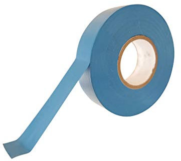 25 Meter Rolle Isolierband blau 19mmx25m (1 Rolle, blau)
