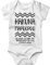 miKalino Babybody mit Spruch für Jungen Mädchen Unisex kurzarm Hakuna Mapoopoo | handbedruckt in Deutschland, Farbe:weiss, Grösse:56