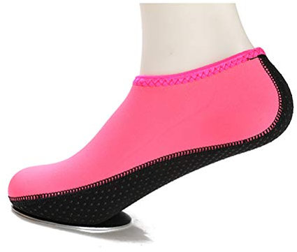 PUNELE - Calzini da nuoto da donna e uomo, impermeabili, ad asciugatura rapida, per piscina, taglia XS, S, M, L, XL, 2XL), roseo, M 38-39