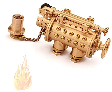 Retro Kerosintanker Feuerstein Metall Kreative Antik-Stil Vintage Winddicht Kupfer Feuerzeug Schleifscheibe Feuerzeug Zum Sammeln Von Geschenken