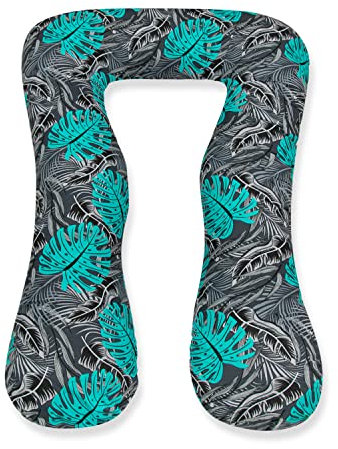 Amilian Stillkissen Seitenschläferkissen Kissen Schwangerschaft Schwangerschaftskissen Pregnancy Pillow Lagerungskissen Stillkissen XXL Body Pillow