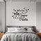 Gesar Wandtattoo für Zuhause – Machen Sie Ihr Leben einen Traum und einen Traum der Realität – Wandtattoo Home – Innen Design – Wanddekoration – Vinyl-Wandaufkleber (80 x 60 cm)