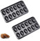 CHEDODU 2PCKMadeleineform, Madeleine-Backform mit Antihaftbeschichtung ， Mini Muschelkuchen Backform Backblech Form Mold mit12 Mulden 40 * 22CM