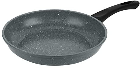 URBN-CHEF DALEMOOR Carbon Steel Marble Grey Cooking Frying Grill Pans (28cm)