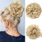 JJstar Haarteil Mit Gummiband, Groß Dutt Gelockt Haargummi Mit Haaren Hochsteckfrisuren Haarverlängerung Messy Bun Haarteile für Damen Mädchen Pferdeschwanz