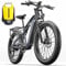 VLFINA S600 Adult Electric Mountain Bike, 2×1OOOW Dual Motor 48V17.5AH Long Life Battery, 26 Fat Tires Full Suspension Ebike,Three cycling modes