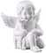 Rosenthal Engel mit Bambi Weiss Matt 14 cm