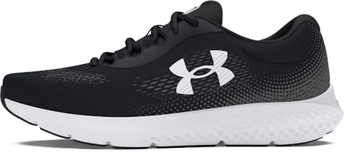 Under Armour Herren Ua Charged Rogue 4 Laufschuhe, Black White White, 45 EU