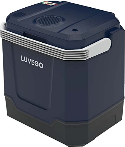 Luvego Kühlbox 12v - Thermobox, 32L, Elektrisch, Kühlung und Heizung, Eco-modus, mit Zigarettenanzünder-Anschluss