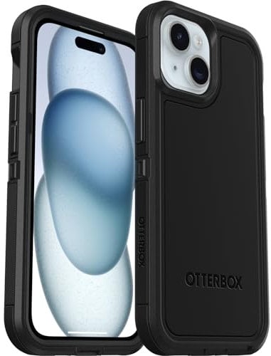 OtterBox Defender XT Case for iPhone 16e, 15, 14, 13 with MagSafe, Shockproof, Drop proof, Ultra-Rugged, Protective Case, 5x Tested to Military Standard, Black