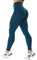 JOYSPELS Sport Leggings Damen, High Waist Sporthose Blickdicht Sportleggins Gym Leggins Push Up Yogahose, Korallenblau L