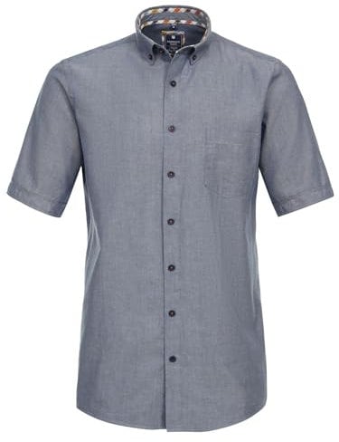 Redmond - Comfort Fit - Herren Freizeithemd Kurzarm Hemd (241500999), Größe:XXL, Farbe:Blau(19)