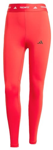 adidas Damen TECHFIT 7/8 Leggings, Pure Ruby, M