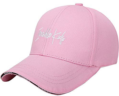 2024 – Baseballkappe, lässig, Leinen, modisch, Reise-Kappe, Outdoor, koreanische Kappe, Baseballmütze, Baseballmütze, Herren, verstellbar, rose, One size