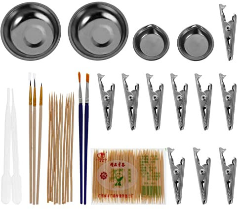 Hohopeti 2 Sets Suministros De Pintura Modelo DIY Herramienta De Mano para Principiantes Juego De Herramientas para Modelos De Juguetes