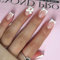 24pcs False Nails French Tip - Square French Stick on Nails - Press on Nails Removable Glue-on Nail - Full Cover Fake Nail Nail Art Accessories