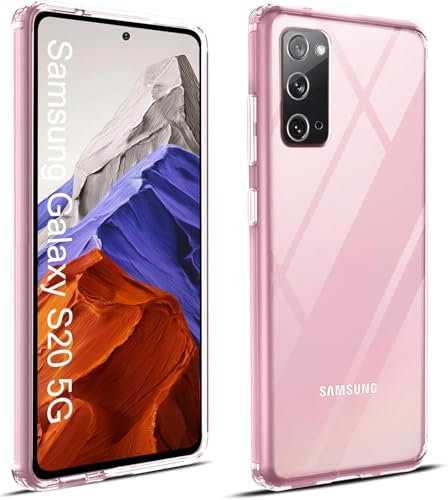 MC WHLZD Crystal Clear Hülle für Samsung Galaxy S20, Dünn Weiches TPU-Silikon Transparent Handyhülle Stoßfest Kratzfeste Case Samsung Galaxy S20 Cover 6,2 Zoll