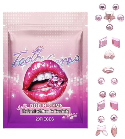 Deental Gems – Edelsteinschmuck Für Zähne, Deental Gems, Professionelles Deental Gems Kit | Temporäre Edelsteine-Starter-Set, Kristall-Zahnschmuck-Set