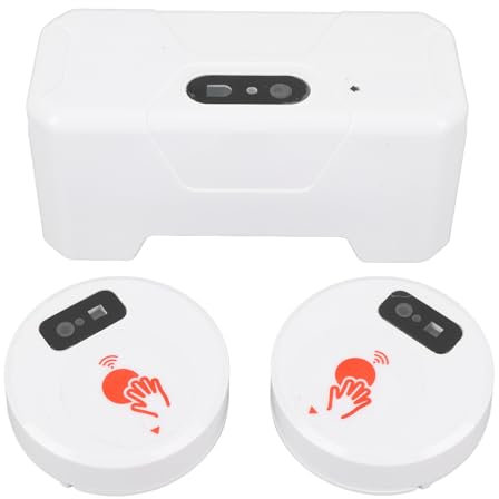 Descargador Automático de Inodoro, Kit de Descarga de Inodoro sin Contacto con 2 Sensores, Descargador de Inodoro con Sensor Infrarrojo Externo Manos Libres, Descargador
