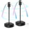 Fancysky 2 Pièces Anti Mouche, Anti Mouche Interieur et Extérieur, Ventilateur Anti Mouche, Ventilateur Anti Moustique Ventilateur Anti Mouche de Table, Pliable et Suspendu (Noir B-USB)