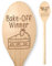 Star Baker Engraved Bake Off Winner Challenge Wooden Spoon Cooking Competition Chef Work Office Baking Mother's Day Gifts Birthday Christmas Father Grandma Cupcake Cake Slice Novelty Kitchen BBQ Curry