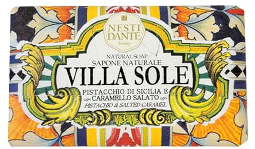 Nesti Dante Sapone VILLA SOLE - Pistacchio di Sicilia e Caramello Salato 250 g
