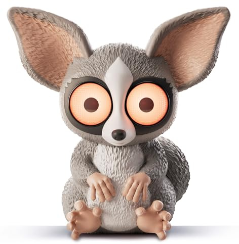 Lisciani - RAINY DAYS - LED-Lampe Bush Baby Ab 12 Jahre - Tierisches Nachtlicht mit einstellbarer Intensität - Wiederaufladbar USB Typ C - Gesiebte Beleuchtung - Zubehör für das Jugendzimmer
