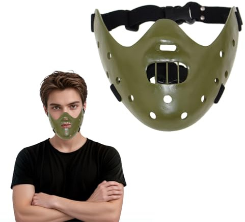 Joyincoser Psychopathen-Arzt Maske Horrorfilme Toys Mit Gruselige Maske Gesichts Dekoration Aus Harz Für Halloween Cosplay Und Karneval