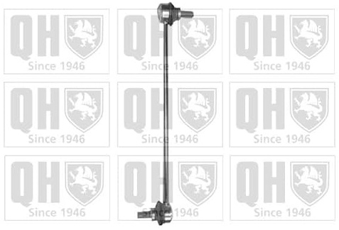 Quinton Hazell Stabiliser Link - QLS3498S - Single Bar Fits Front Axle Left or Right - Original Equipment OEM Quality Direct Fit Replacement - Length: 285mm - Finish: Powder-Coated