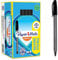 Paper Mate InkJoy 100ST Kugelschreiber Stifte Set | mittlere Spitze (1,0 mm) | Schwarz | 50 Stück | Schulsachen