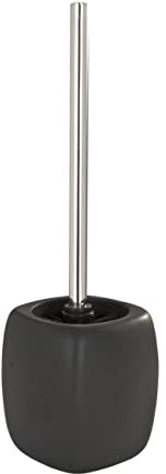 Wenko 20024100 WC-Garnitur Faro - Keramik, ø 12 x 40 cm, schwarz