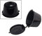 Nachfüllbare Kaffee Kapsel für Dolce Gusto Adapter wiederverwendbar Coffee 98 (Schwarz)