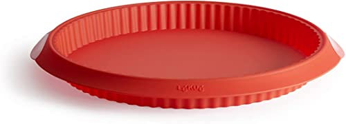 Lékué 28 Rojo Quiche 28 cm, Silicona