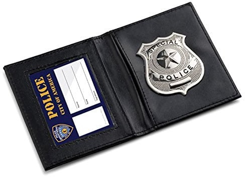 Dress Up America Vortäuschen ID Brieftasche Polizei Kostüm Zubehör für Detektiv Polizistin und Swat Rolle, generisch, Einheitsgröße