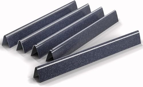 GFTIME 57cm Flavorizer Bars 7537 pour Weber Spirit E310/320 (2007-2012) avec Boutons de brûleur latéral, Couvercle de brûleur 7536 pièces de Rechange pour Spirit 700, Weber 900
