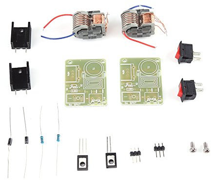 generador de alto voltaje + Akozon Generador de alto voltaje 15KV, 2 juegos Módulo de bobina de encendido del inversor de generador de alto voltaje Desmontado piezas