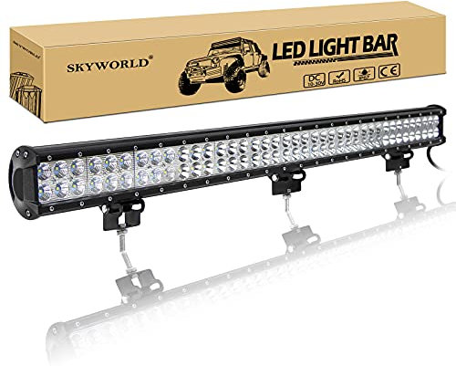 SKYWORLD 36 inch 234W LED Work Light Bar, Spot Flood Combo Beam 12V 24V Offroad Driving Lights Fog Lamp for 4x4 Truck Car ATV SUV Vehicle Boat Lighting, Waterproof 6000K White