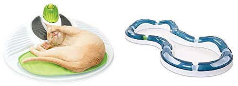Catit Wellness Center & Design Senses Super Roller Circuit Tempo-Spielschiene