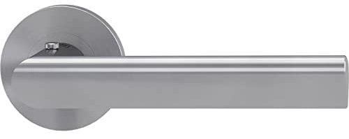 Türdrücker/Türbeschlag - TRI 134 smart2lock - mit Schließmechanik im Griff - schließen/verriegeln ohne Schlüsselrosette (DIN RECHTS)