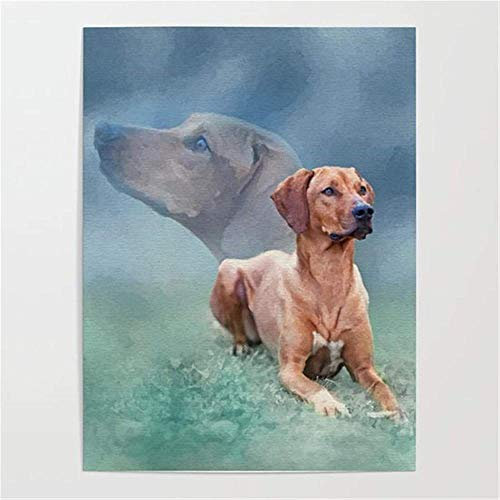 KRRFGHH 1000 Teile Puzzles Rhodesian Ridgeback Hund Tier Holzpuzzle 1000 Teile Puzzle für Erwachsene Kinder Kinder 50 x 75 cm