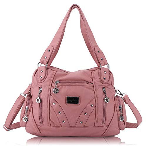 Angel Barcelo Hobo Bag für Damen, Umhängetasche, Geldbörse und Handtaschen, Umhängetaschen, Rosa, Pink, Einheitsgröße