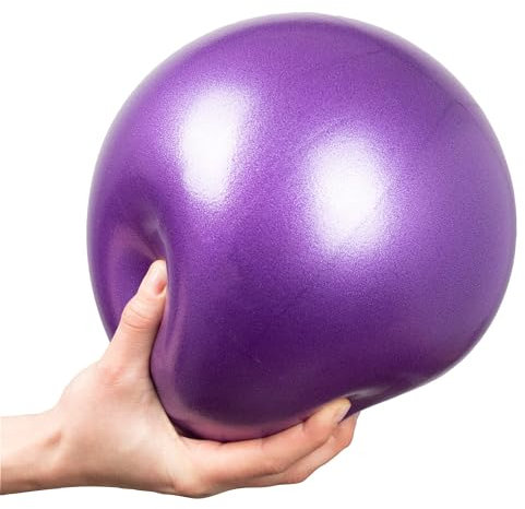 MUV Palla Pilates 25 CM - Palla Fitness Soft Ball per Pilates Utile per Fare Esercizi a Casa Colore (Viola)